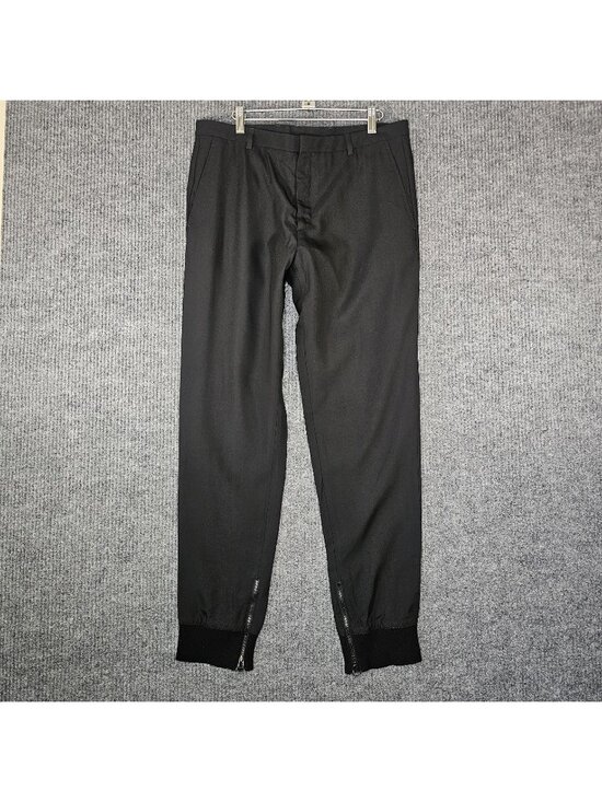 Lanvin Other - LANVIN Mens trouser pants sz IT 50 wool blend ankle zip 34 x 31
